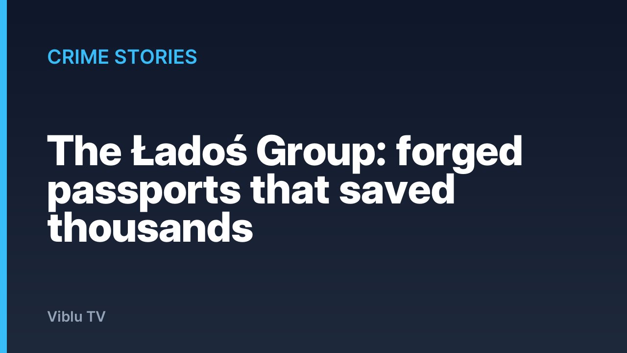 Crime Stories - The Ładoś Group: forged passports that saved thousands