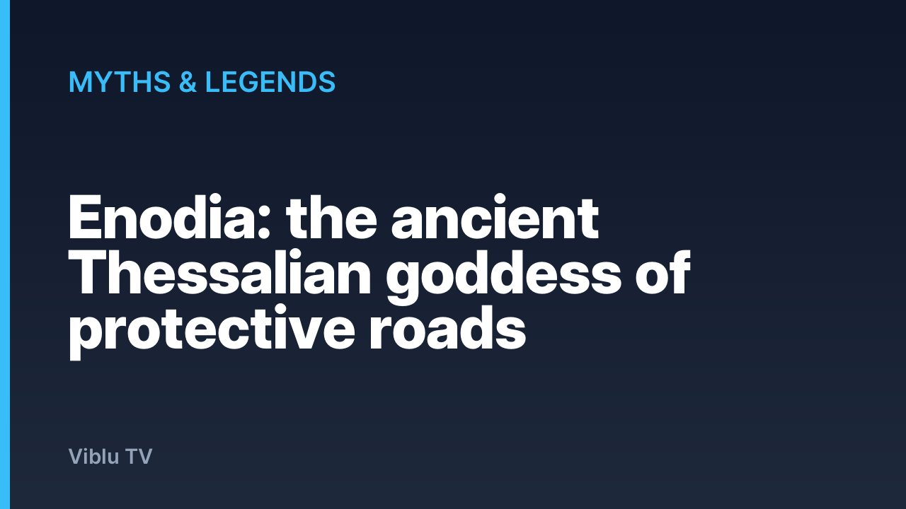 Myths & Legends - Enodia: the ancient Thessalian goddess of protective roads