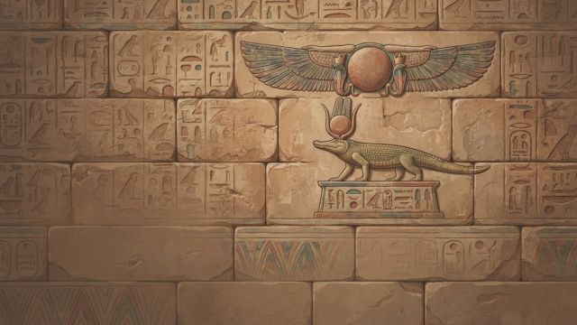 Myths & Legends - Shemanefer: the shape-shifting crocodile god of ancient Esna