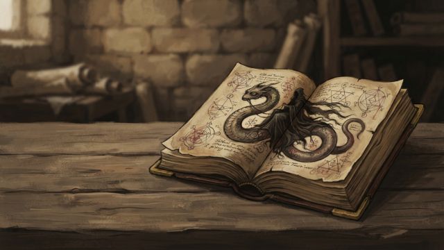 Myths & Legends - Tanin'iver: the blind dragon of Kabbalistic writings