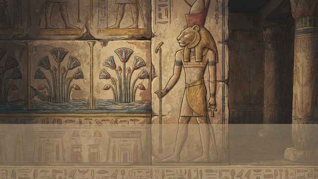 Myths & Legends - Maahes: Egypt's lion-headed god of war and protection