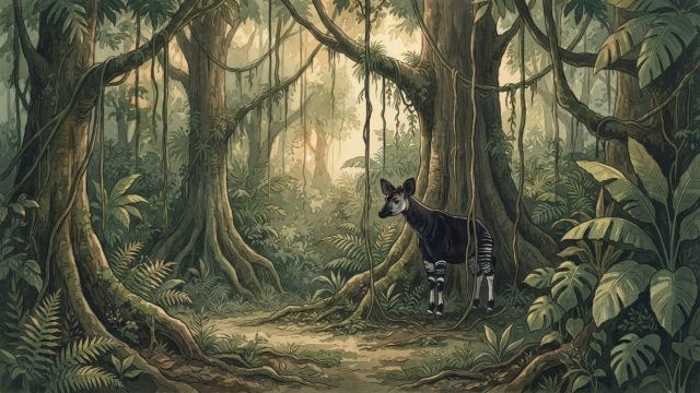Wild Animals - Okapi Conservation Project: defending a forest flagship in Congo