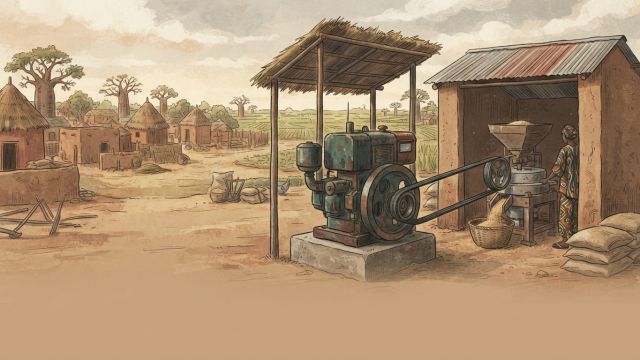 Inventions - Multifunction platform: rural diesel power transforming West African villages