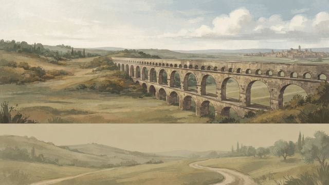 Great Structures - Roman aqueducts: Gravity-driven engineering that powered imperial cities