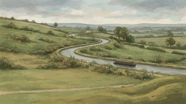 Great Structures - Contour canals: Waterways carved along the curves of nature