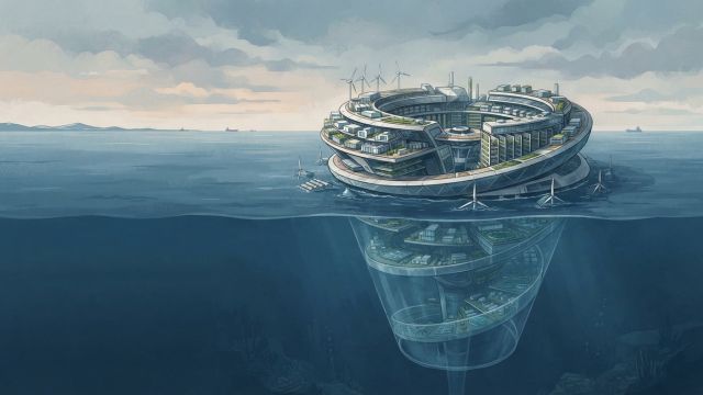 Great Structures - Seascrapers: the visionary concept of floating cities