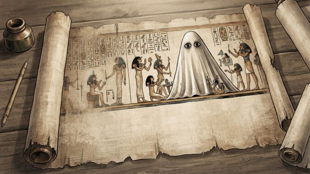 Myths & Legends - Medjed: ancient Egypt's mysterious papyrus phantom