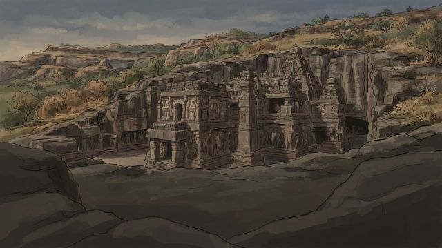 World Wonders - Ellora Caves: India's monumental rock-cut architectural sanctuary