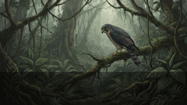 Wild Animals - Forest falcons: secretive hunters adapted to dense cover