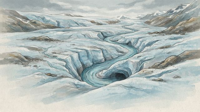 Planet Earth - Glacial streams: the internal drainage of moving ice