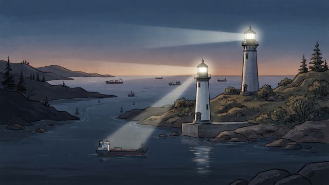 Great Structures - Leading lights: Guiding ships through narrow maritime channels