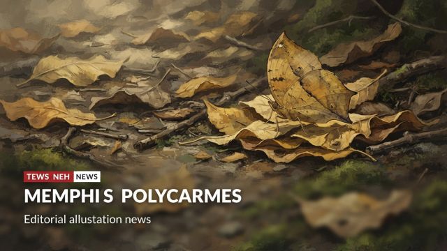 Wild Animals - Memphis polycarmes: South America's dead-leaf butterfly mimic