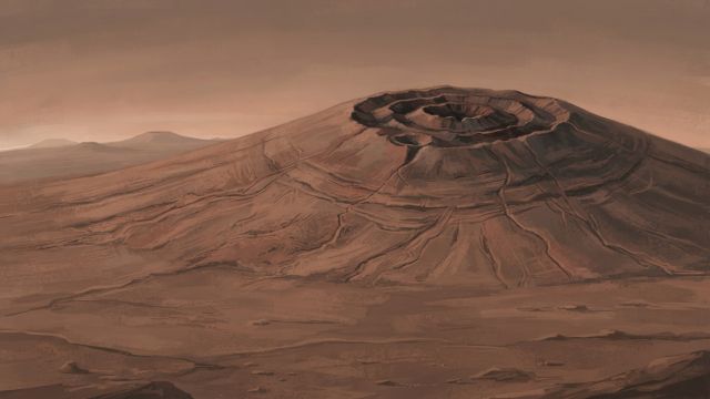 Planet Earth - Pavonis Mons: The gentle giant among Martian volcanoes