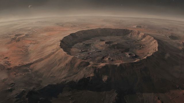 Planet Earth - Arsia Mons: The colossal Martian volcano dwarfing Earth's peaks