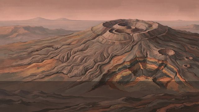 Planet Earth - Ascraeus Mons: the northern giant of the Tharsis volcanoes