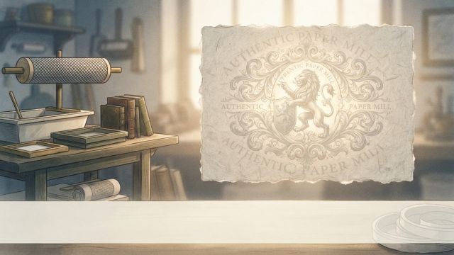 Inventions - The watermark: embedding hidden security into handmade paper