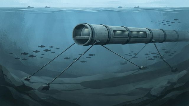 Great Structures - Submerged floating tunnels: Crossing waters using Archimedes' principle