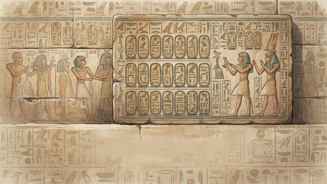 Egyptology - The Saqqara Tablet: a selective stone king list