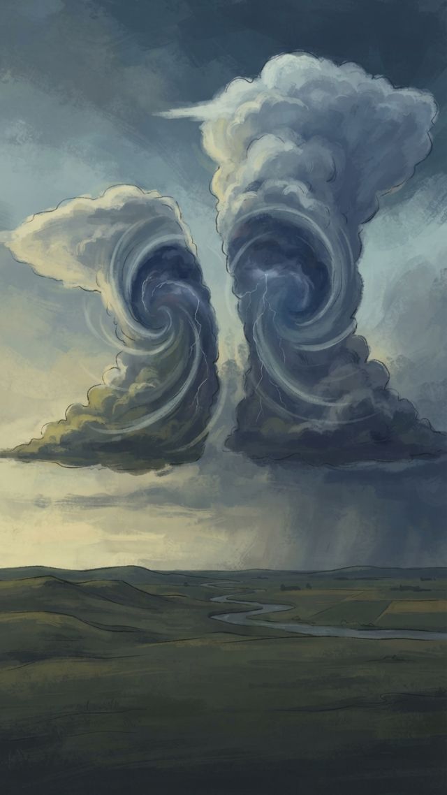 Weather - Splitting storms: how single thunderstorms divide into two