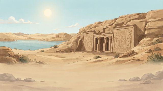 Egyptology - Temple of Beit el-Wali: Ramesses II's rock-cut Nubian shrine
