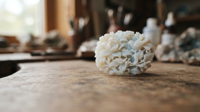 Science & Nature - Cacholong: the milky white opal used in carvings