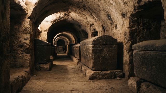 Egyptology - The Bucheum: subterranean catacombs of the sacred Buchis bulls