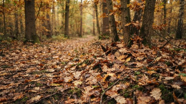 Science & Nature - Leaving Fallen Autumn Leaves Protects Soil and Native Pollinators