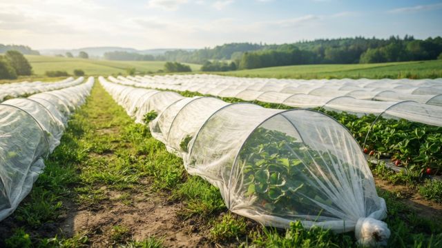 Science & Nature - Protective Fabric Boosts Strawberry Yields and Reduces Pesticide Needs