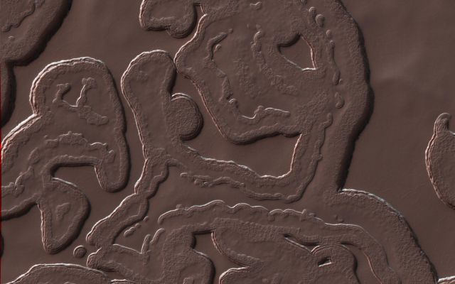 Planet Earth - Mars South Pole: the coldest dry ice landscape