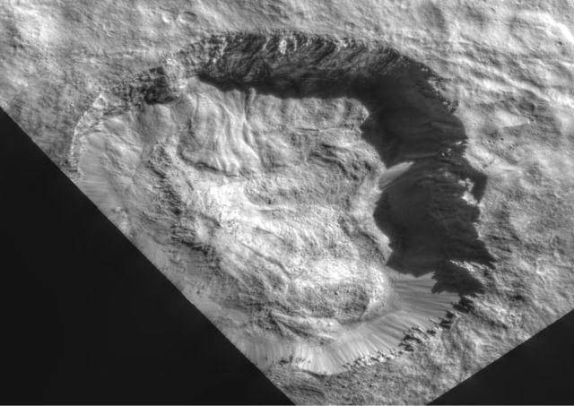 Planet Earth - Juling Crater: rock glaciers on dwarf planet Ceres