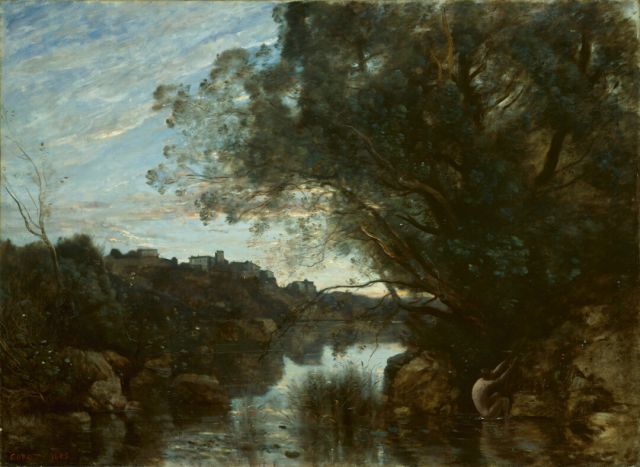 Art Minute - Souvenir of Lake Nemi by Jean-Baptiste-Camille Corot