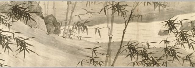 Art Minute - Bamboo-Covered Stream in Spring Rain by Xia Chang