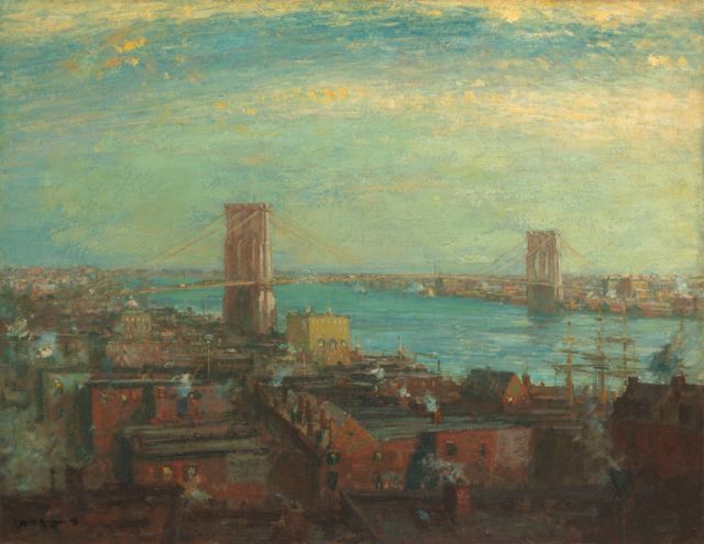 Art Minute - Brooklyn Bridge by Henry Ward Ranger