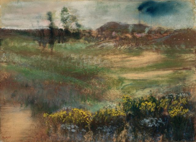 Art Minute - Landscape with Smokestacks by Edgar Degas