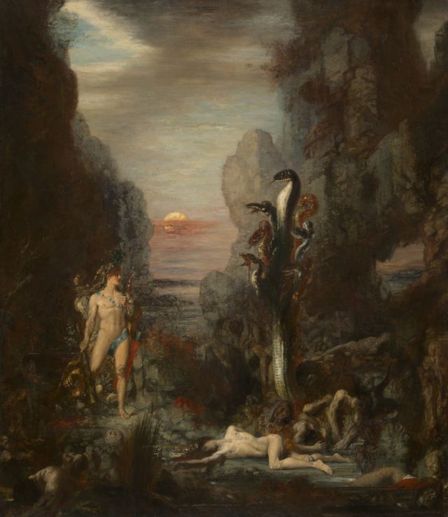 Art Minute - Hercules and the Lernaean Hydra by Gustave Moreau