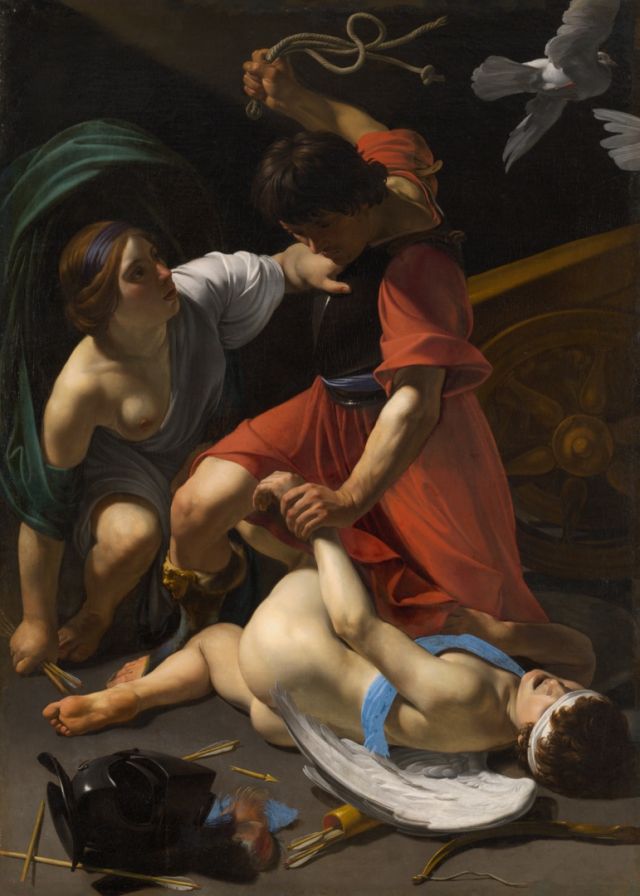 Art Minute - Cupid Chastised by Bartolomeo Manfredi