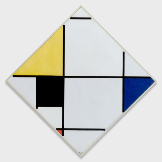 Art Minute - Lozenge Composition by Piet Mondrian