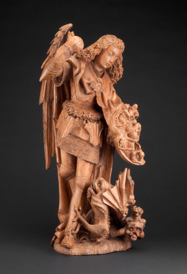 Art Minute - Saint Michael and the Devil by Spanish Sculptor