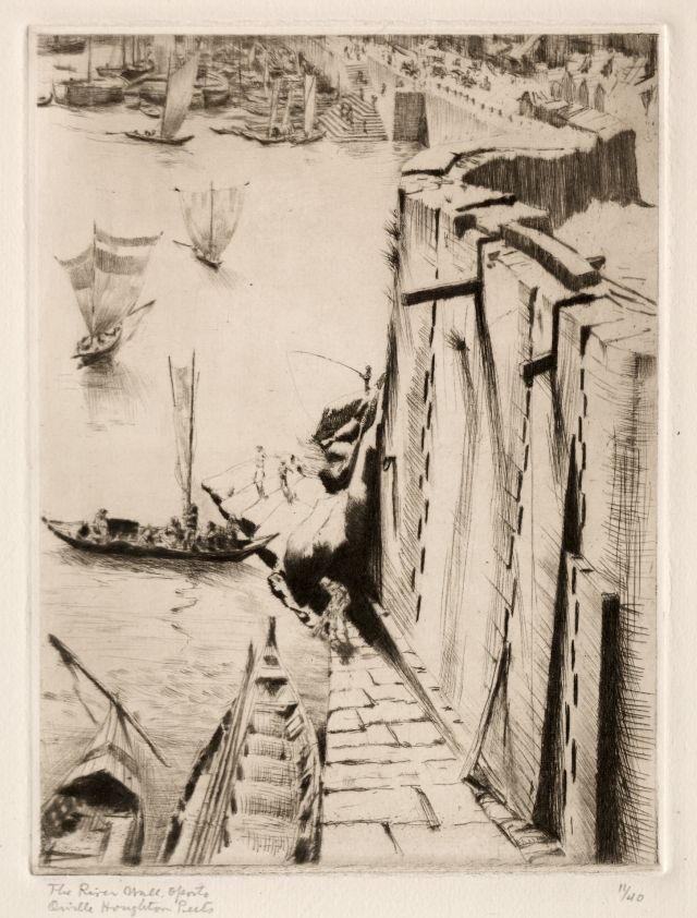 Art Minute - River Wall, Oporto by Orville Houghton Peets