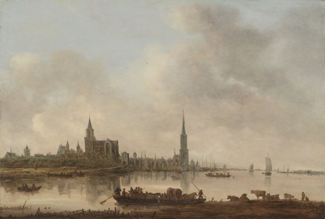 Art Minute - View of Emmerich by Jan van Goyen