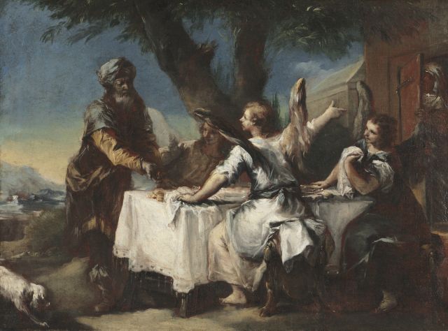 Art Minute - Abraham Welcoming the Three Angels by Francesco Guardi