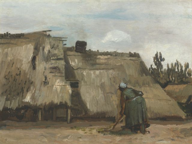 Art Minute - A Peasant Woman Digging by Vincent van Gogh