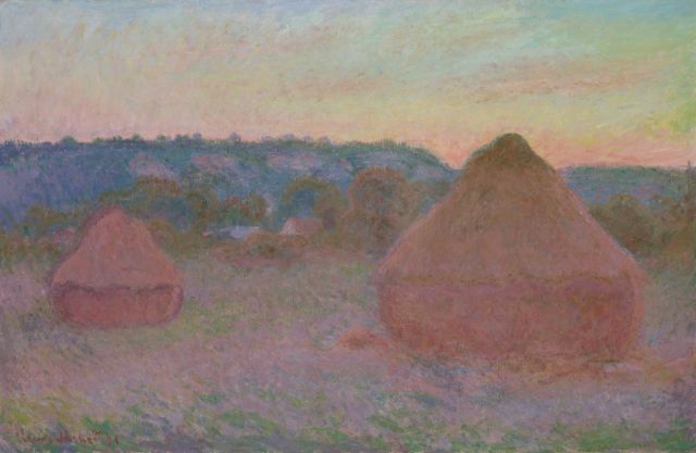Art Minute - Stacks of Wheat by Claude Monet