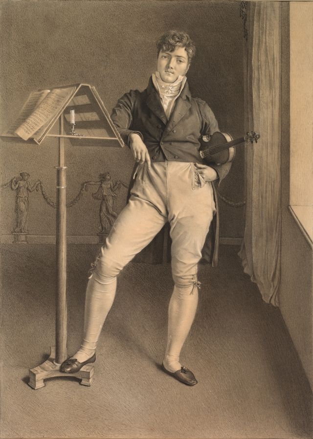 Art Minute - Portrait of Violinist Jean Vidal by Adrien Victor Auger