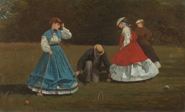 Art Minute - Croquet Scene by Winslow Homer