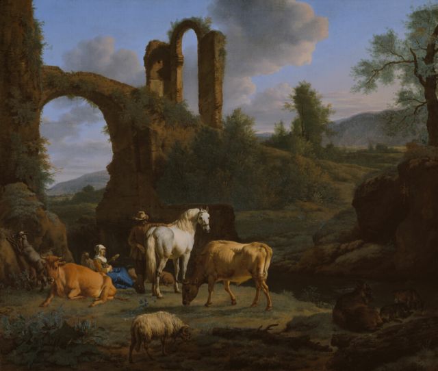 Art Minute - Pastoral Landscape with Ruins by Adriaen van de Velde