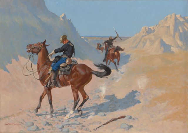Art Minute - The Advance-Guard by Frederic Remington