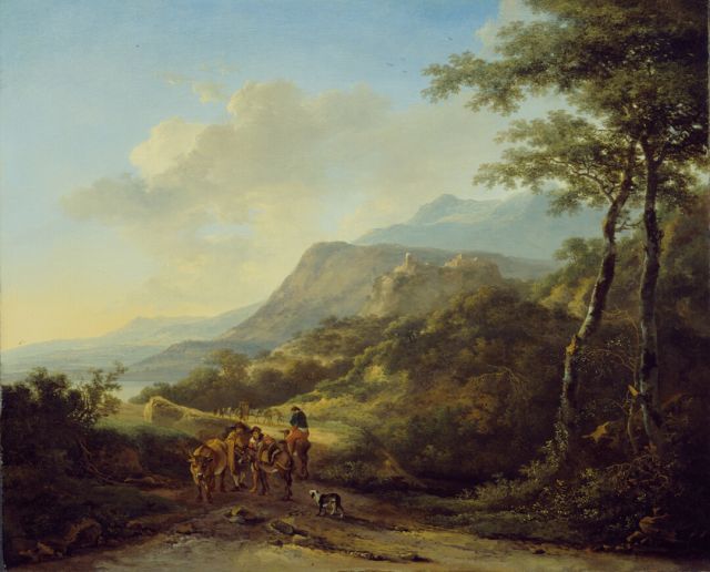 Art Minute - Italian Landscape with Travelers by Jan Both
