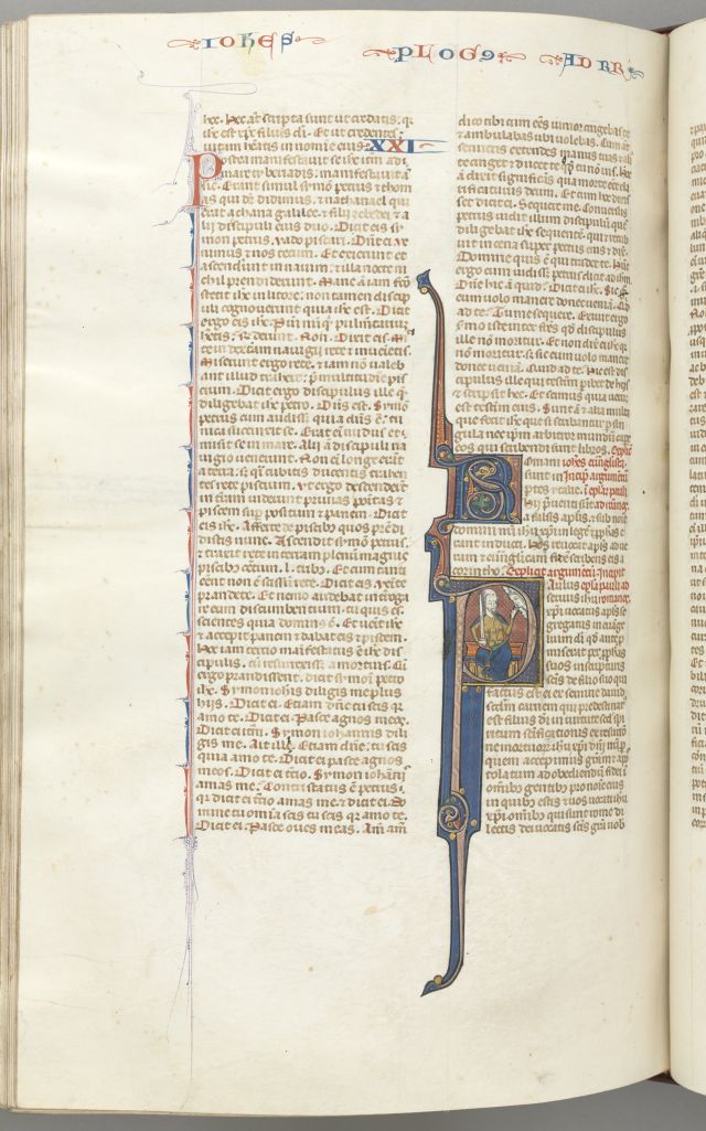 Art Minute - Thirteenth-Century Initial P with Saint Paul from Toulouse