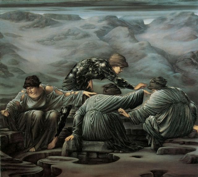 Myths & Legends - The Graeae: sisters sharing a single eye and tooth